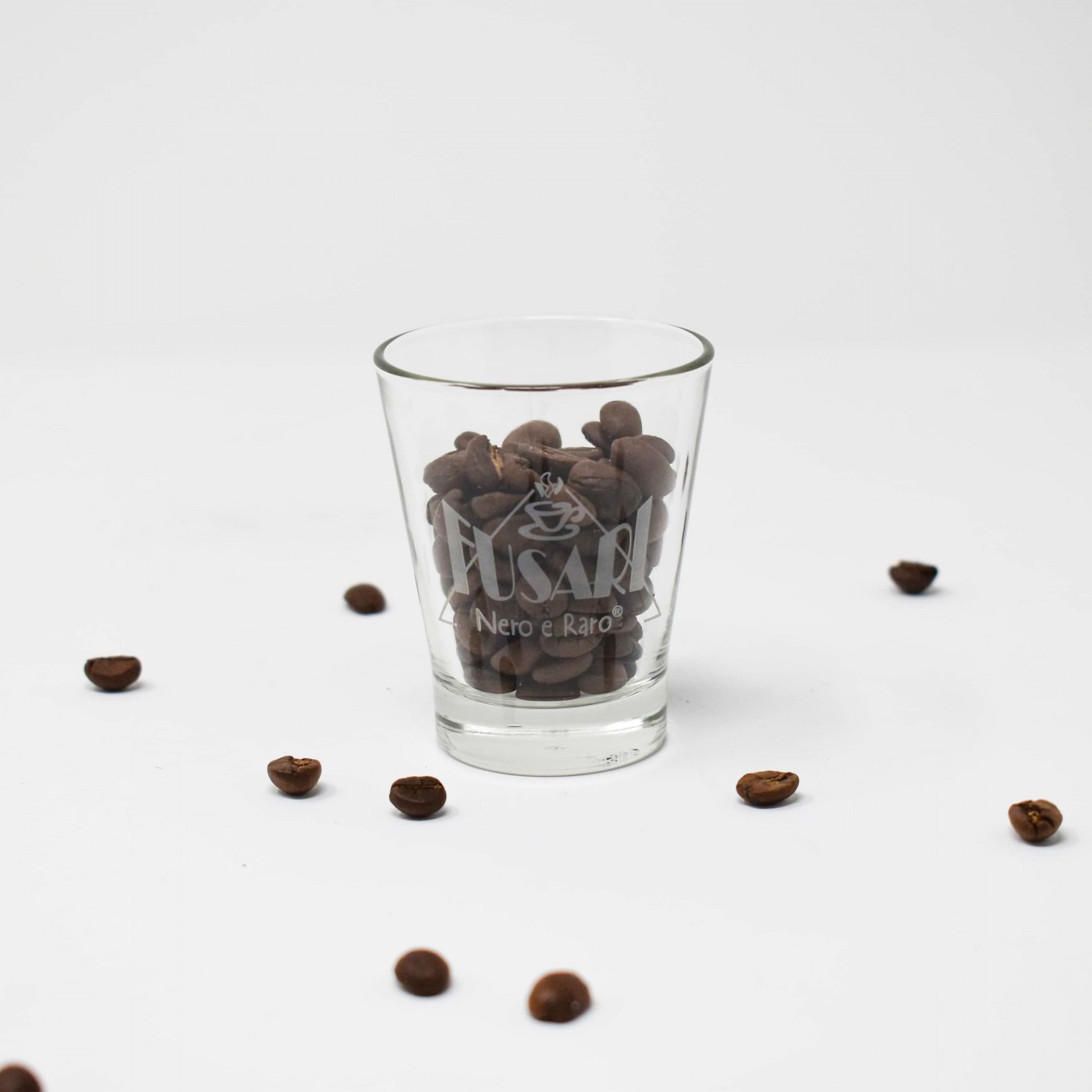 Glass coffee cups Caffè Fusari