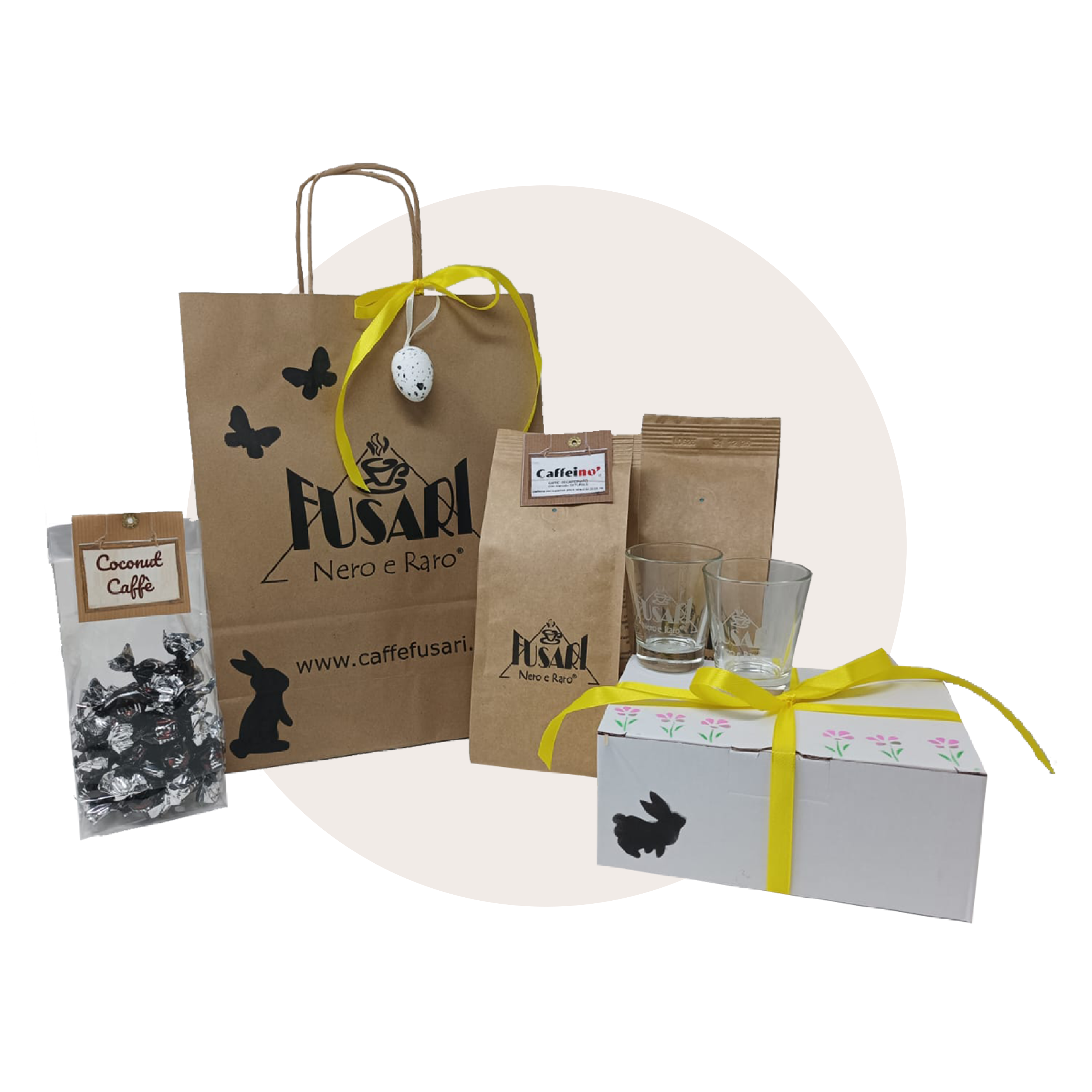 Easter Bag Basic Caffè Fusari