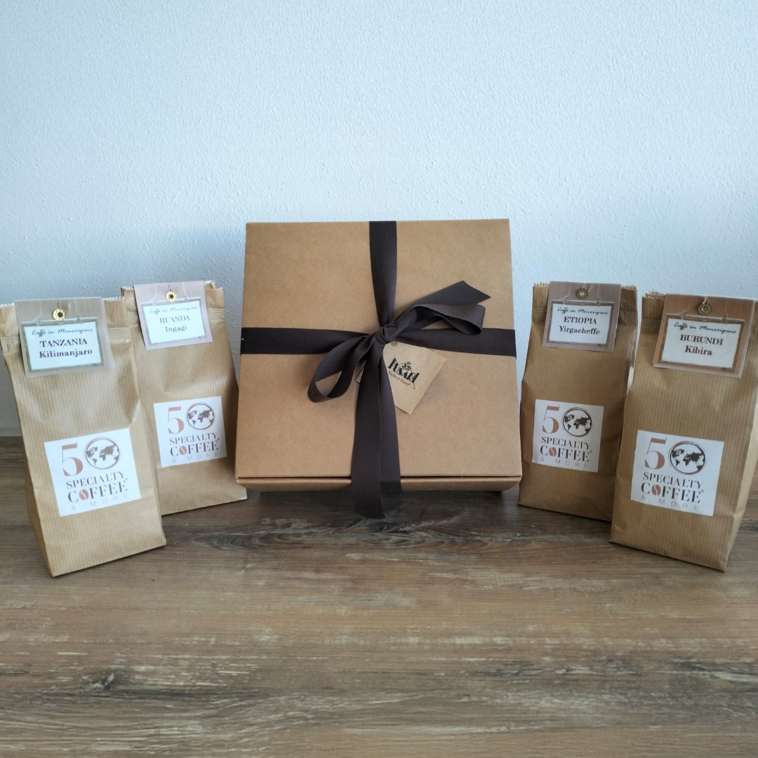 COFANETTO DEGUSTAZIONE AFRICA Caffè Fusari